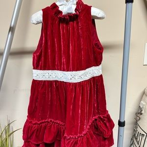 Girls red dress